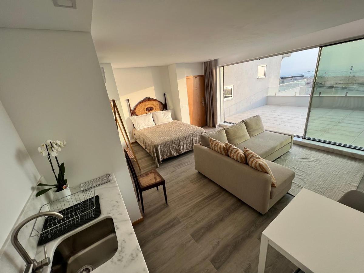 Povoa De Varzim-Sleeps4-Beachfront-Ac-Parking 외부 사진