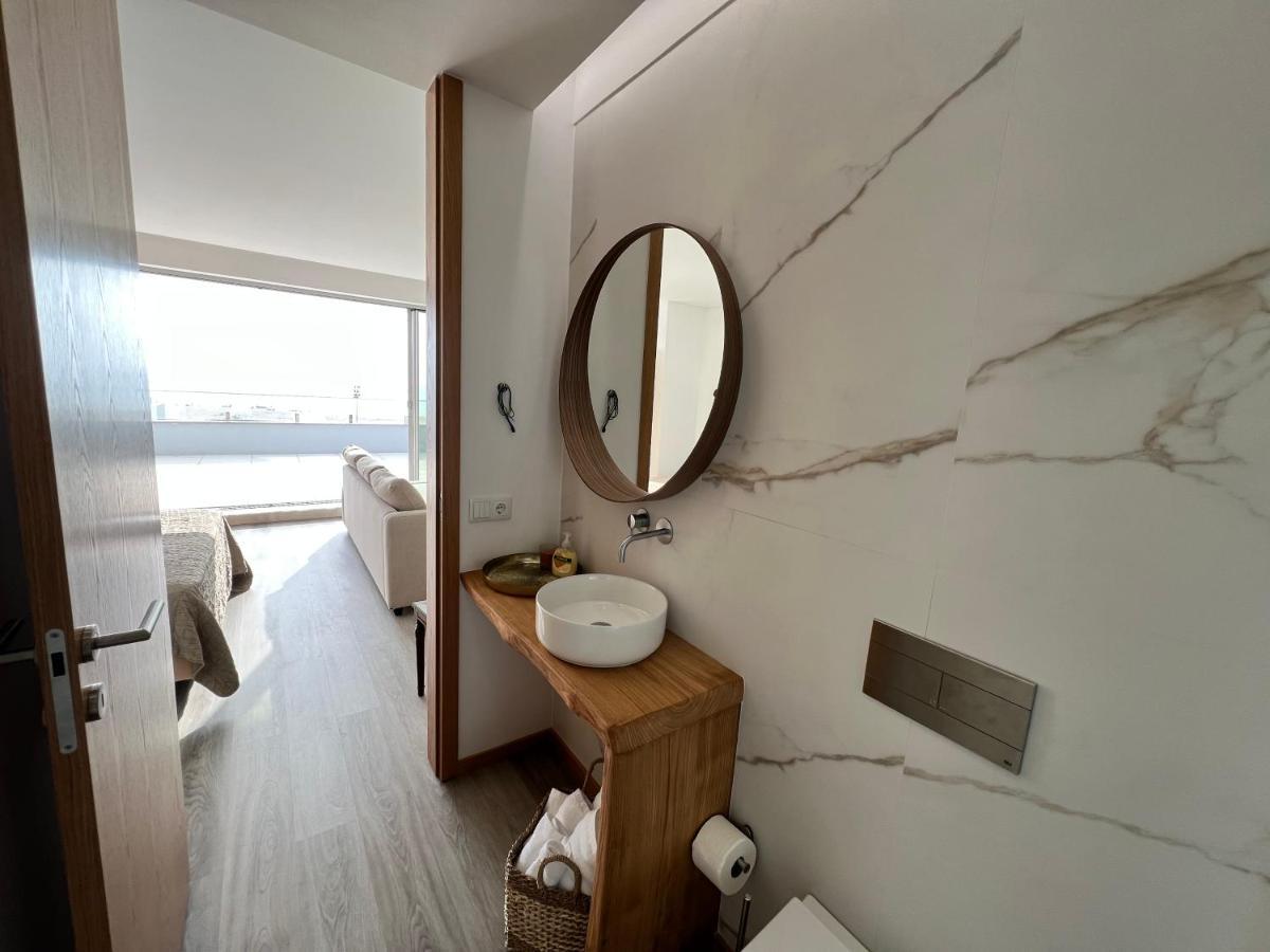 Povoa De Varzim-Sleeps4-Beachfront-Ac-Parking 외부 사진